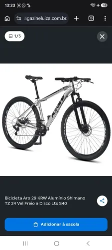 Bicicleta aro 29 nova