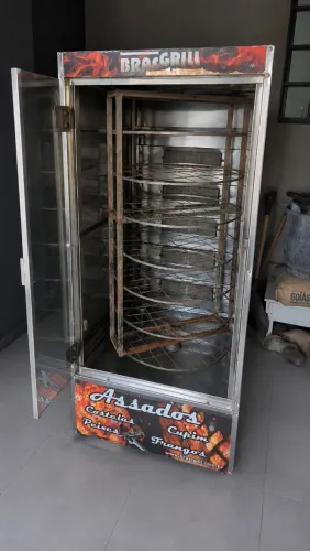 Máquina de frango Assado Brasgrill (56 frangos ou 125kg de carnes)