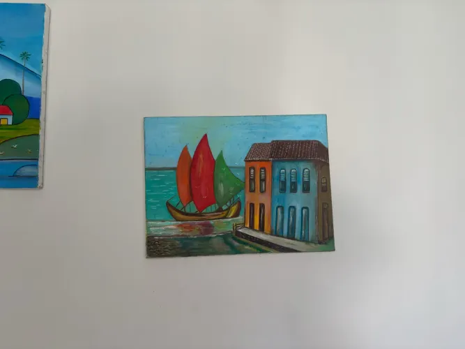 Quadros pintados a mão