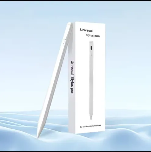 Caneta Touch Pen Universal Tablet Compatível IOS e Android Ponta Fina Alta Sensibilidade