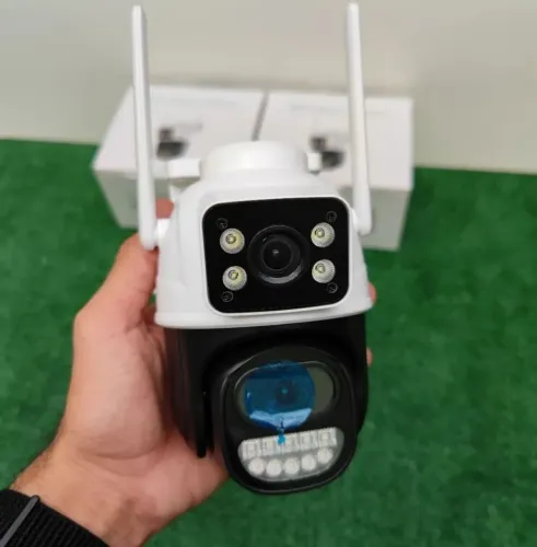 Câmera Wifi 360 Lente Dupla Prova D'água Visão Noturna/ Prova dágua