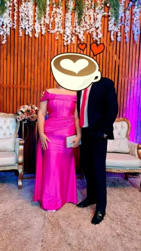 Vestido pink de festa
