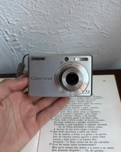 cybershot sony s730 cinza completa - pronta pra uso!