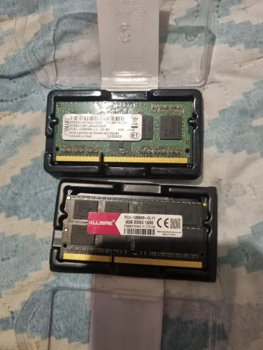 Memória ram notebook  ddr3 8gb + 4gb