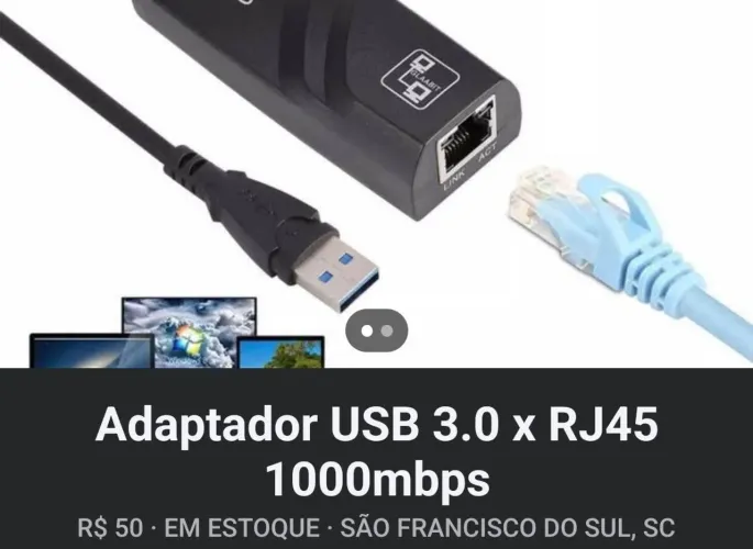 Adaptador USB RJ45