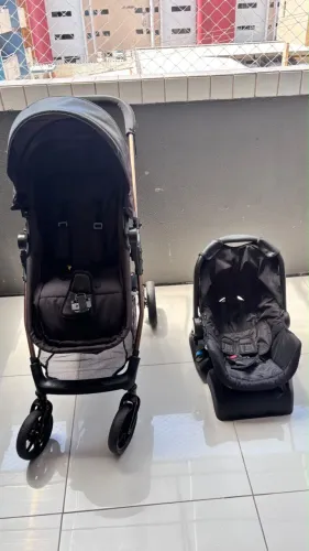 Carrinho Bebe Napoli 3 em 1