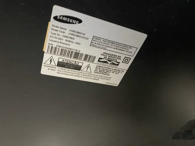 Placas da fonte, placa principal tv Samsung .