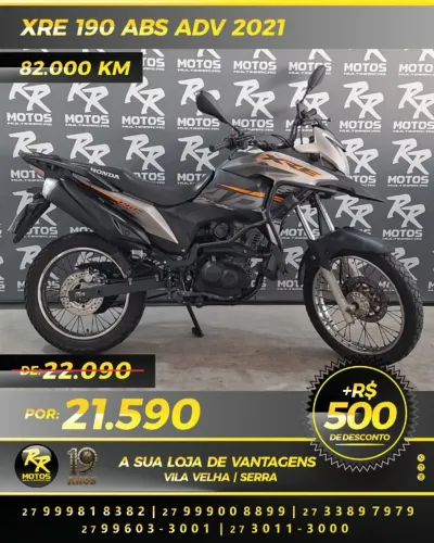 Moto Honda XRE 190 ADVENTURE ABS 2021