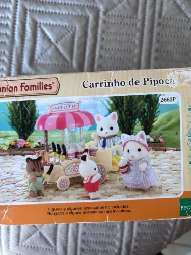 Carrinho de pipoca Sylvanian Families