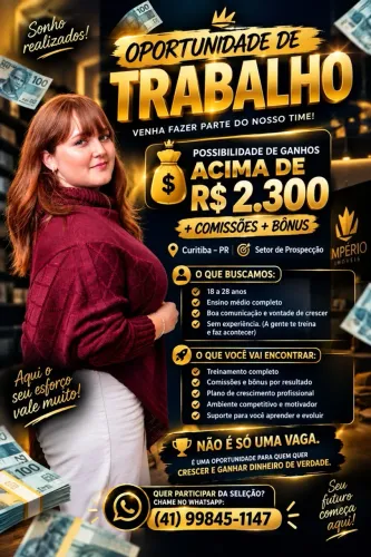 Oportunidade de trabalho