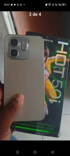 Vendo INFINIX HOT 50i de 256 GB 8 de ram celular topado câmeras excelente bateria top