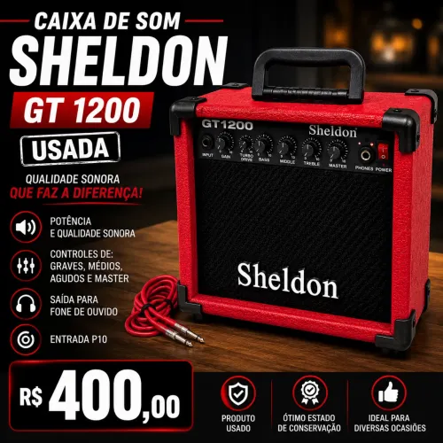 Caixa de som Sheldon GT 1200