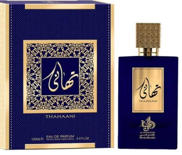 Perfume Árabe Tharani Thahaani 100ml Al Wataniah Original COM SELO - Lacrado Manaus
