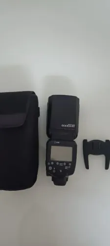Flash canon speedlight 600 RT - (pouco usado)