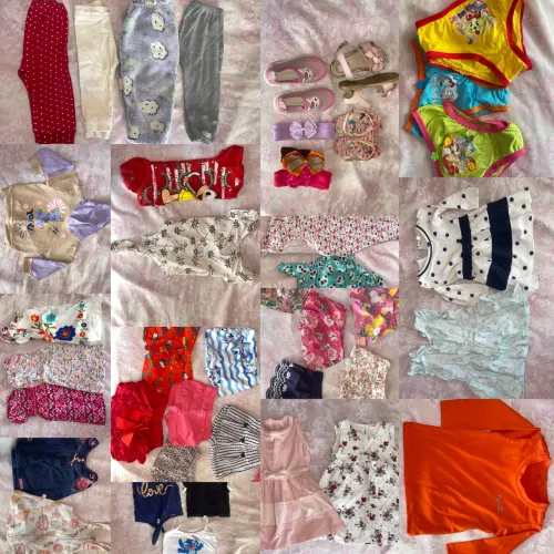 Lote de roupa para menina 6m/1ano