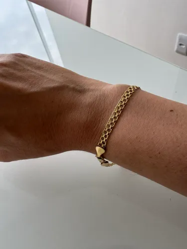 Linda pulseira de ouro - 18k