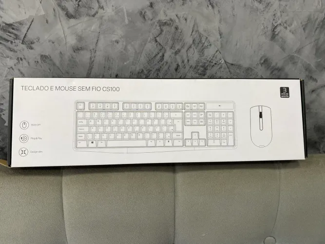Teclado e Mouse Sem Fio Multi CS100 (Modelo TC270).  