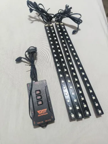 Controladora + barra de LED magnético (DarkFlash)