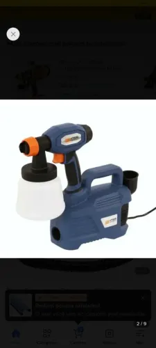 Pistola de pintura dexter 600,nova usadas 3 vezes para pintar valor 380 reais
