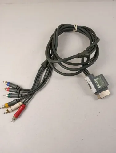 Cabo Vídeo Componente Original Microsoft Xbox 360 HD AV (Fat / Slim)