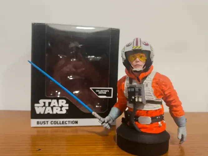 Star Wars Busto de Coleção De Agostini - LUKE SKYWALKER (acompanha caixa e revista)
