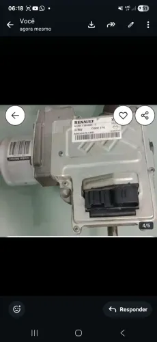 Coluna elétrica de direção do RENAULT MEGANE 2008 EM DIANT...