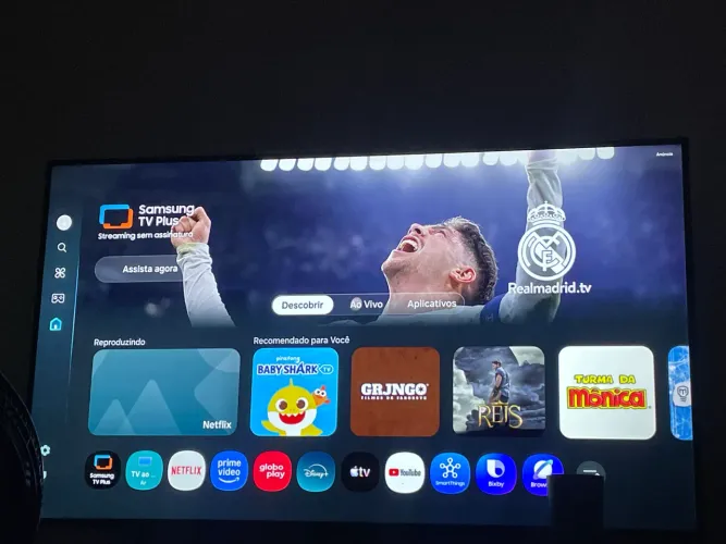 tv 55 polegadas, 4 meses de uso