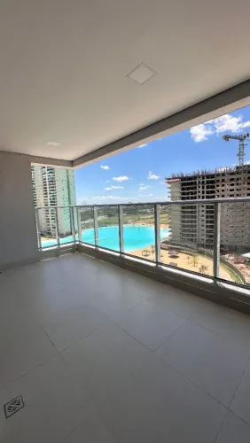 Aluga-se apartamento com 98m2, 2/4 uma suíte no Brasil Beach Resort em Cuiabá MT