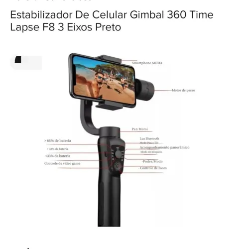 Vende-se estabilizador de celular 