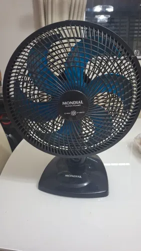 Ventilador mondial 30 cm preto (usado) 90 reais
