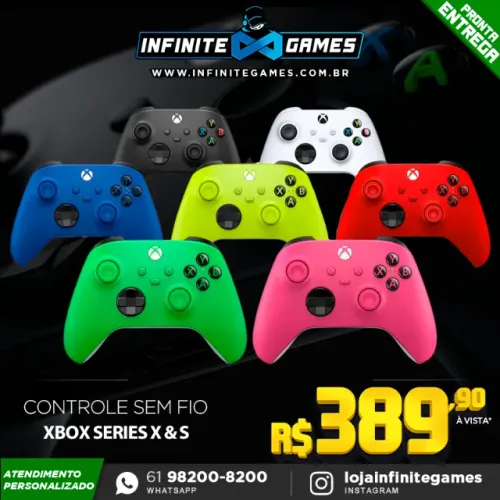 Controle Xbox Original para todos consoles Xbox e PC! Novos Lacrados! Loja física!