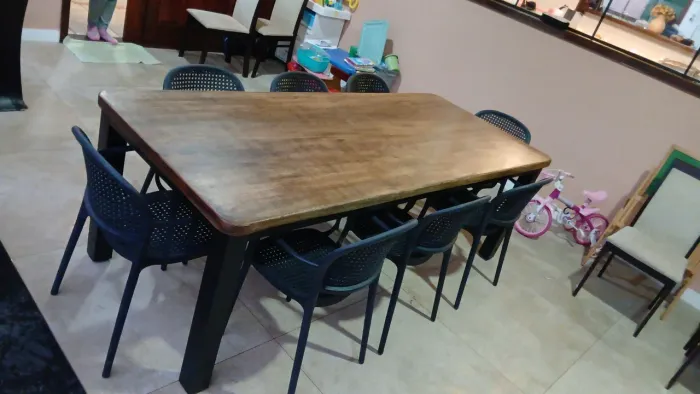 Mesa estilo industrial
