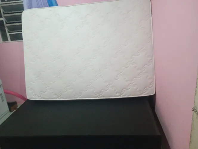 Cama box casal : colchão + base