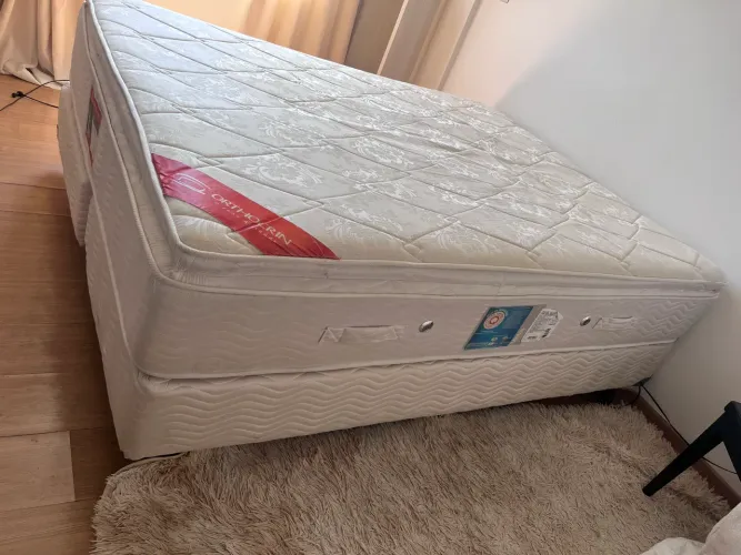 Cama Box Queen Colchão Ortopédico