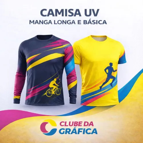Camisa Uv Manga longa e Curta