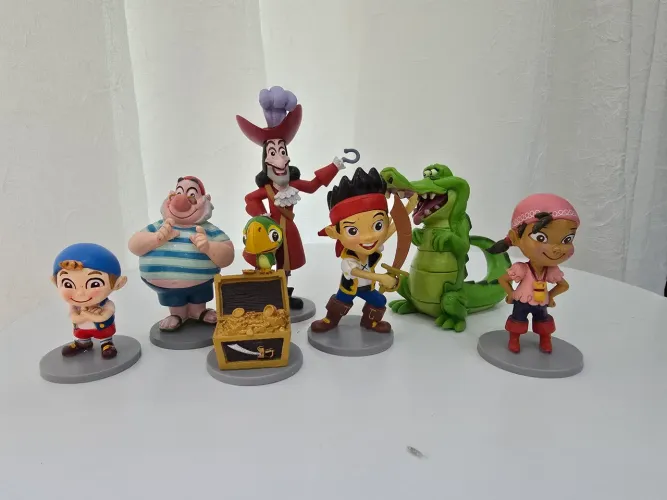 Playset jake e os piratas da terra do nunca disney original