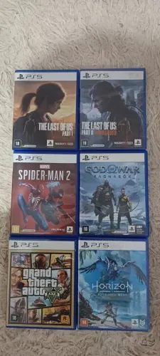 Jogos ps5 valores na descrição