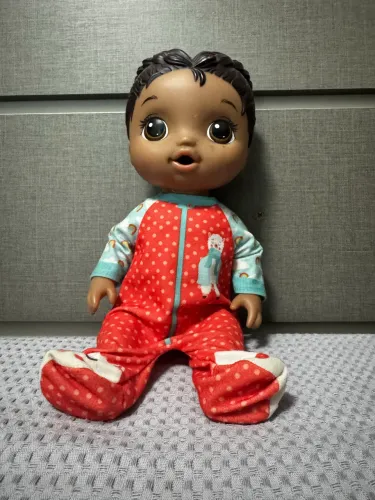 Boneco baby alive de trança