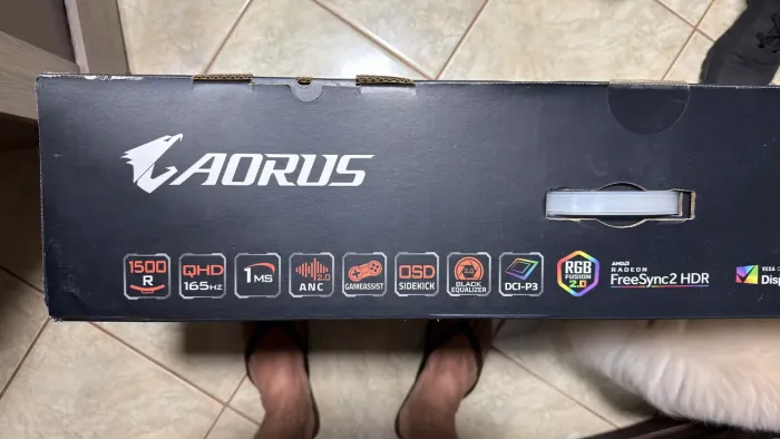 Monitor Gamer - Aorus 27 - QDHD - 165hz