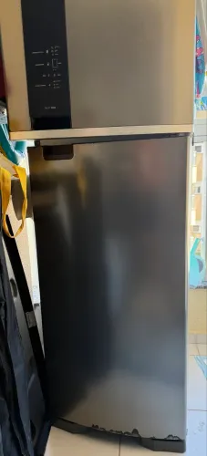 Geladeira inox Brastemp motor queimado