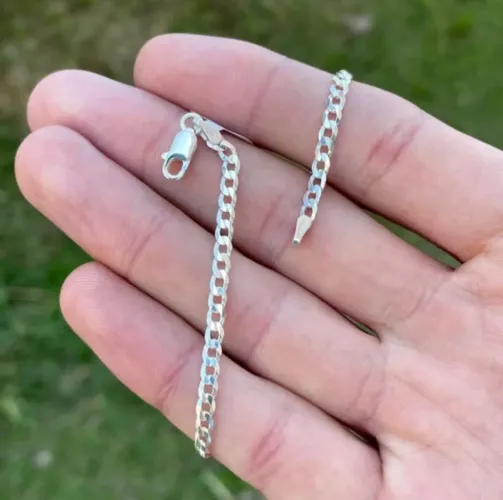 Pulseira Prata 925 Masculina/Feminina Nova