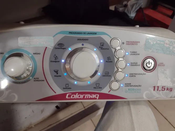 Painel com placa bomba de vácuo lavadoura Colormaq 11,5k