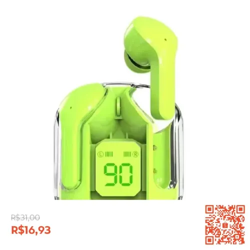 Fone bluetooth sem fio