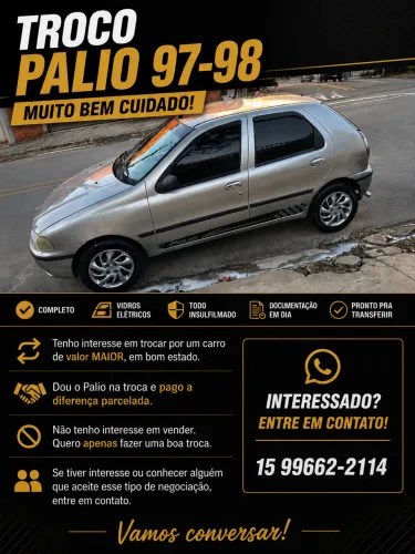 Fiat Palio ED 1.0 MPI 2P E 4P 1998