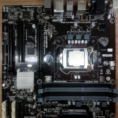 ?Kit Gigabyte B85M-D3PH + i3-4170 LGA1150 DDR3 - Funcionando?