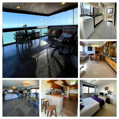 COBERTURA DUPLEX FRENTE MAR! 4 SUÍTES