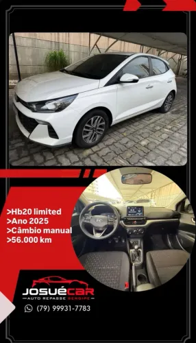 Hyundai HB20 Limited Plus1.0 Flex 12V Mec. 2025