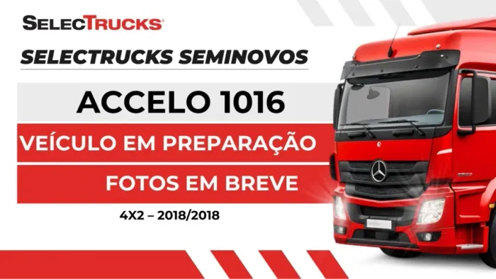 MERCEDES-BENZ ACCELO 1016 160 4X2 2018/2018.