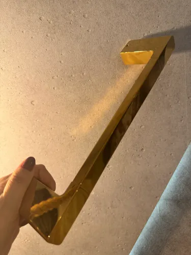 Toalheiro Rubinetos Dourado 30cm ? NOVO