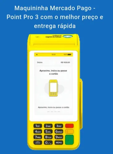Máquinas de cartão de crédito para CNPJ e CPF mercado pago